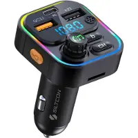 Siltcon FM Transmitter Bluetooth Auto met USB-C 22.5W Snellader