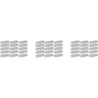 Jojomino 45Pcs Ovale Taartje Mallen Geperforeerde Taartvormen voor Bakken Rvs Ronde Vorm Ring voor Taart Mousse Taarten Quiche