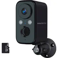 Siltcon Protectly Buiten camera batterij Zwart
