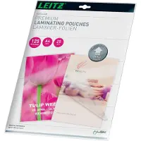 Leitz Lamineerfolie DIN A4 125 micron glanzend 25 stuk(s)