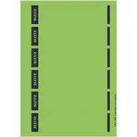 Leitz rugetiketten kort, via pc beletterbaar, rugbreedte 50 mm, zelfklevend, 150 st., groen
