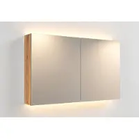Sanicare Qlassics Ambiance spiegelkast 60cm met spiegeldeur rechts arrano oak