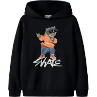 Name it Sweatshirt 'NKMNAVI' hemelsblauw / koraal / zwart / offwhite