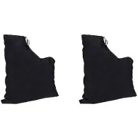 Jojomino 2X Bladblazer Zak met Ritssluiting Bodem Dump Bladblazer VacuüMzak Verzamel Blad voor Tuin Gazon Past op Blazers Stofzuigers