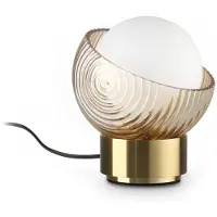 Ideal Lux Tafellamp Bloom, messing / goud, Woon-/ Eetkamer, metaal, Modern, Tafellamp