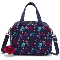 Kipling Reistas 'Miyo' turquoise / donkerblauw / lila / pink
