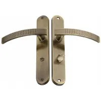 Gamet Talia Basic - Deurklink Binnen - Antiek Messing - Langschild - WC