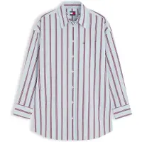 Tommy Hilfiger Blouse 'Essential' lichtblauw / lila / rood
