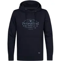 Petrol Industries - Heren Hoodie met grafische print millview - Blauw - Maat XL
