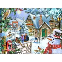 HOP - House of Puzzles Snowman's View Puzzel 1000 stukjes