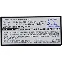 123accu Dell FR463 / U8735 / P9110 accu (3.7 V, 1000 mAh, huismerk)