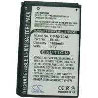 123accu Nokia BL-6C accu (1100 mAh, huismerk)