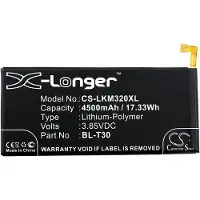 123accu LG BL-T30 / EAC63458501 accu (4500 mAh, huismerk)