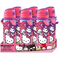 Kids & Friends Aluminium Drinkfles 600 ml – Roze – Met Kuromi – Lekvrij & Herbruikbaar