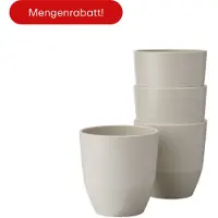 Mepal Beker Silueta 200 ml set 4 stuks - Nordic white - campingservies - Campingmok - Buitenservies