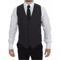 Dolce&Gabbana Grijs Gestreept Vest