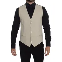 Dolce&Gabbana Beige Vest Classic Fit