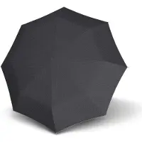 Knirps paraplu C.241 Chrome Matt Fashion Duomatic Prism Black zwart