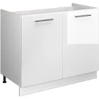 Vicco Wastafelkast Fame-Line Wit Hoogglans/Wit 100 cm zonder werkblad, Model 61593