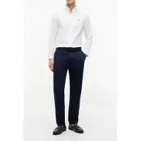 Tommy Hilfiger Flex Pop Mini Dobby White Size: L | Casual Shirts Outlet | Heren | Wit