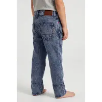 Scotch & Soda Boys The Pitch Loose Jeans In Mountain Dyed And Washed Canva Maat: 14 | Spijkerbroeken Outlet | Unisex | Blauw