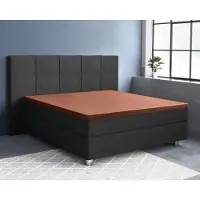 Primaviera Deluxe Topper Hoeslaken Satin Brown Satijn-140 x 200 cm