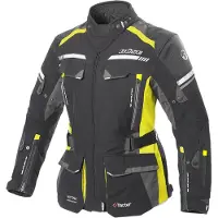 Büse Highland Pro Textieljas Voor Dames Zwart/Neongeel 40, Dames