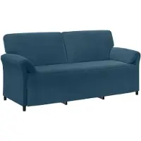 vidaXL 3-Zits Sofa Blauw 198 x 83 x 95 cm Fluweel