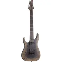 Schecter Banshee Mach 7 Fallout Burst LH linkshandige elektrische gitaar