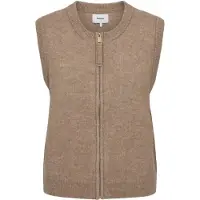 Numph 707122 nufuette zip vest silver mink