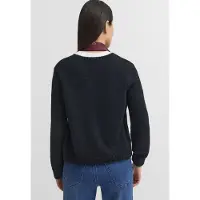 Bugatti Damen Vest van alpaca-mix met ronde hals