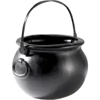 Smiffys - Cauldron Halloween Decoratie - Zwart