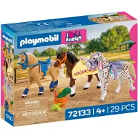 Playmobil Horses verzamelpaarden speelset - 3 paarden - 72133.