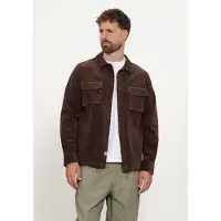 Anerkjendt Heren Overshirts Oscar Cord Overshirt - Bruin - Maat XL