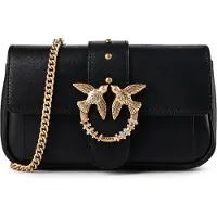 Pinko Schoudertas 'LOVE POCKET' zwart