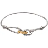 Fainz Armband 'Pairity' goud / grijs / zilver