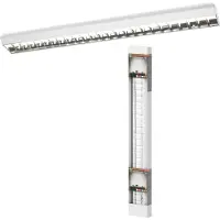 Osram Rasterarmatuur Office Line Grid Curve - 120cm - Grijs - Koel Wit - 40w