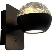 Steinhauer Belluno 4588ZW – Zwarte LED wandlamp dimbaar met dim to warm