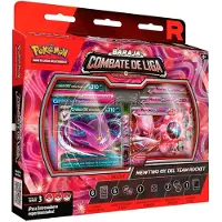 Pokemon Trading Card Game Pokémon Trading Card Game, Team Rocket's Mewtwo EX League Battle Deck, Pokémon verzamelkaarten, roze, voor kinderen, roze, one size