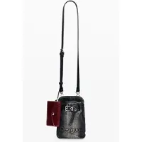 Desigual telefoontasje Mone Half Logo Denim Alma Phone Bag Denim Dark Grey donkergrijs