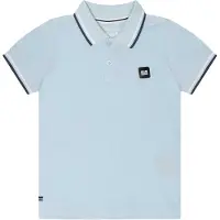 Weekend Offender Kinder Amorite Tipped Katoenen Polo Shirt (Cloud)