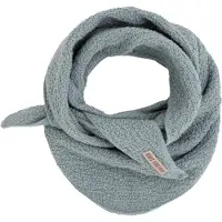 Knit Factory Yuna Mini Driehoeksjaal - Stone Green - 125x35 cm