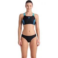 Arena Bikini 'OPENINGS' turquoise / zwart