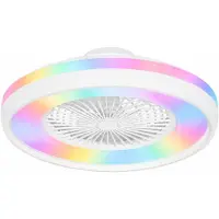 Freelight - Plafondventilator Ventola Tuya Ø 60 cm RGB wit