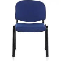 Hjh OFFICE XT 600 4 stuks per pakket - Vergaderstoel / bezoekerstoel Blauw