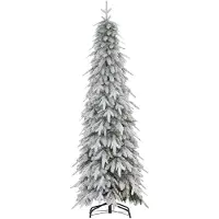 HOMCOM Christmas Tree-Stahl, PE-Ø80 x 180H cm-Grün