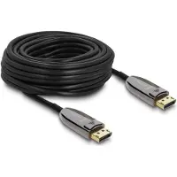 DeLOCK Active Optical Cable DisplayPort 2.1 8K 60 Hz 40 Gbps 20 m