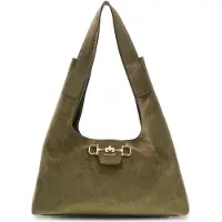 GUESS Schoudertas 'Sac Hobo Maxi Sunset Olive' groen