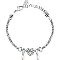 Morellato DROPS SCZ1399 STAINLESS STEEL ARMBAND MET BEDELS KRISTALLEN EN PARELS 1 STUK