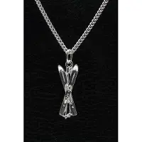 MOOYE ® - Collectie Zilveren Skies ketting hanger - met stokken